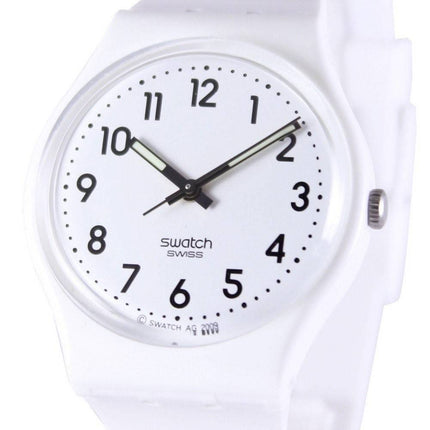 Swatch origine Just White Quartz suisse GW151 unisexe