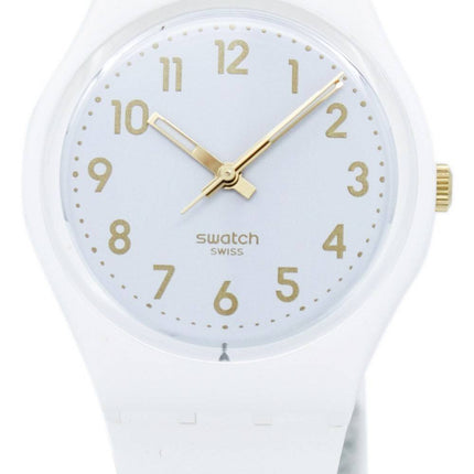 Montre unisexe Swatch Originals blanc évêque Quartz GW164