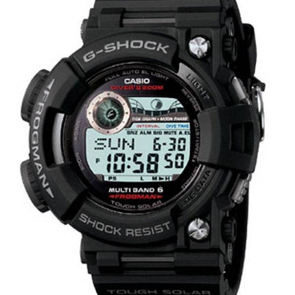 De Casio G-Shock Multiband 6 Frogman 200M Diver Moon Phase GWF-1000-1 GWF1000-1 montre homme