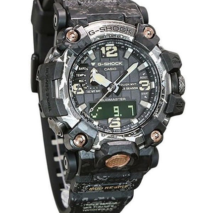 Montre pour homme Casio G-Shock Mudmaster Master Of G-Land analogique numérique cadran noir robuste solaire GWG-2000CR-1A 200M