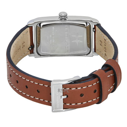 Montre unisexe Hamilton American Classic Ardmore, bracelet en cuir, cadran argenté, quartz H11221550