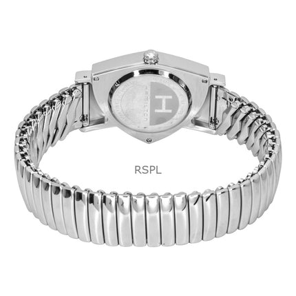 Montre homme Hamilton Ventura en acier inoxydable, cadran bleu, quartz H24411142