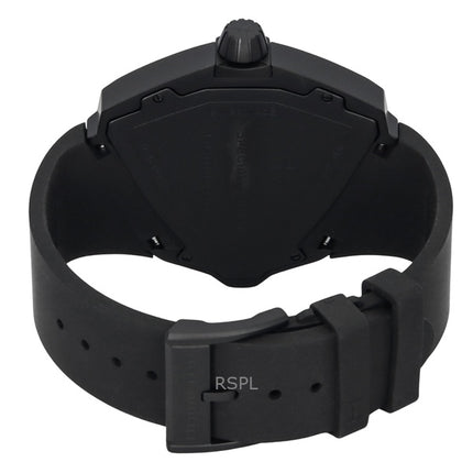 Montre Hamilton Ventura XXL Bright Dune pour homme, édition limitée, bracelet en caoutchouc, cadran noir, quartz, H24614330