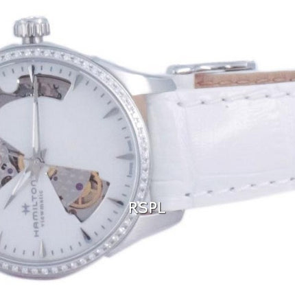HORSMontre pour femme Hamilton Jazzmaster Open Heart Diamond Accents Automatic H32205890