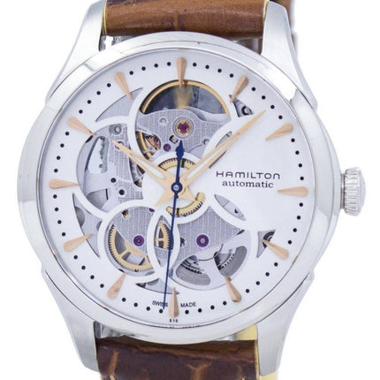 Montre Hamilton Jazzmaster hommes H32405551 automatique squelette féminin