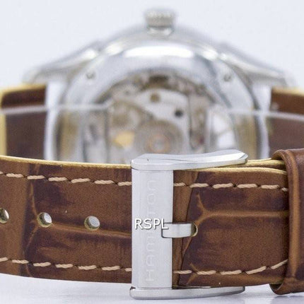 Montre Hamilton Jazzmaster hommes H32405551 automatique squelette féminin