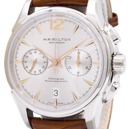 Hamilton Jazzmaster automatique chronographe Power Reserve fabriqué en Suisse H32606555 montre homme