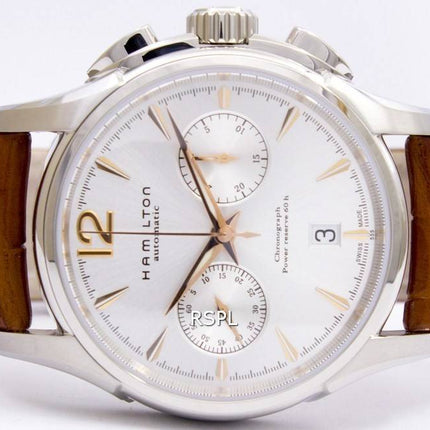 Hamilton Jazzmaster automatique chronographe Power Reserve fabriqué en Suisse H32606555 montre homme
