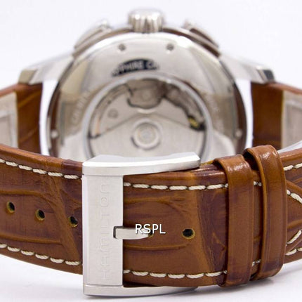 Hamilton Jazzmaster automatique chronographe Power Reserve fabriqué en Suisse H32606555 montre homme