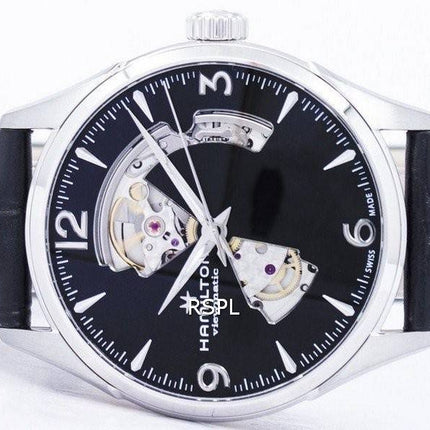 Montre Hamilton Jazzmaster hommes coeur ouvert automatique H32705731 masculin