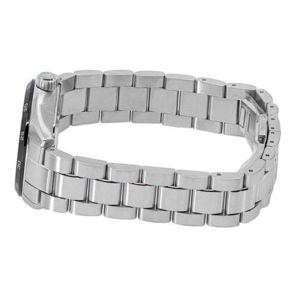 Montre pour homme Hamilton Jazzmaster Performer en acier inoxydable avec cadran noir automatique H36205130 100M