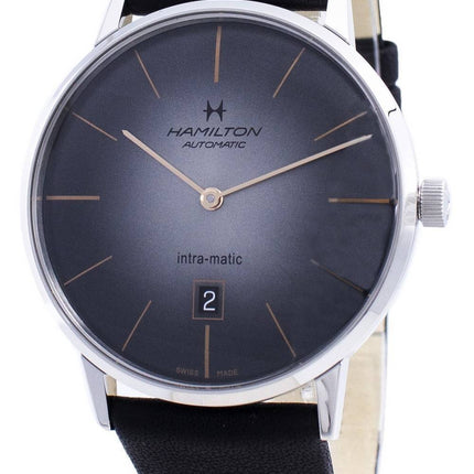 Montre Hamilton Intra-Matic H38755781 pour hommes avec réserve de marche