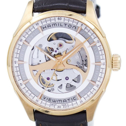 Montre Hamilton Jazzmaster hommes squelette automatique H42545551 masculin