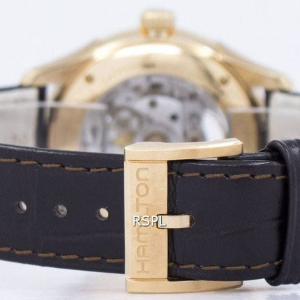 Montre Hamilton Jazzmaster hommes squelette automatique H42545551 masculin