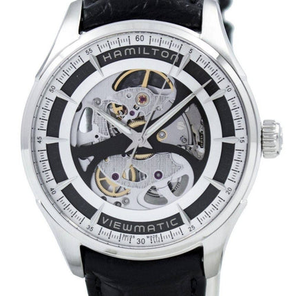 Montre Hamilton Jazzmaster hommes squelette automatique H42555751 masculin