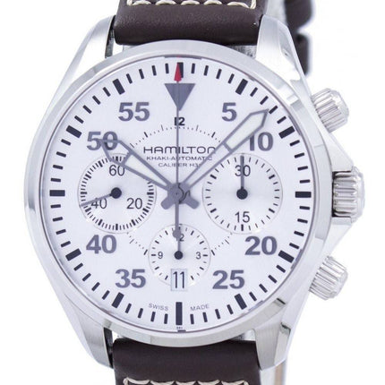 Montre Hamilton Khaki Aviation pilote chronographe automatique H64666555 masculin