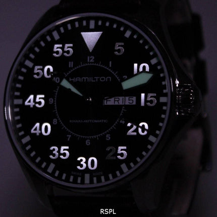 Montre Hamilton Khaki Aviation automatique H64715535 masculin