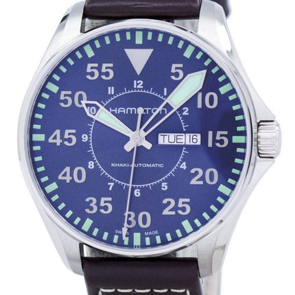 Montre Hamilton Khaki Aviation pilote automatique H64715545 masculin