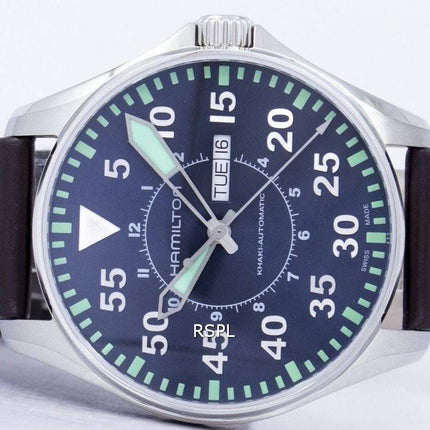 Montre Hamilton Khaki Aviation pilote automatique H64715545 masculin