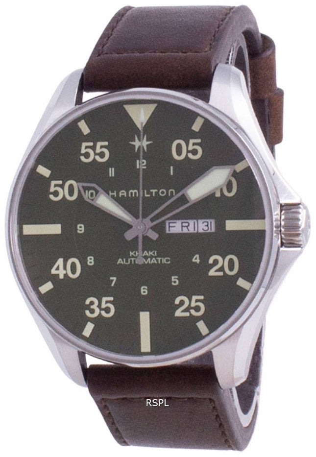 Montre Homme Hamilton Khaki Pilot Schott NYC Limited Edition Automatique H64735561 200M