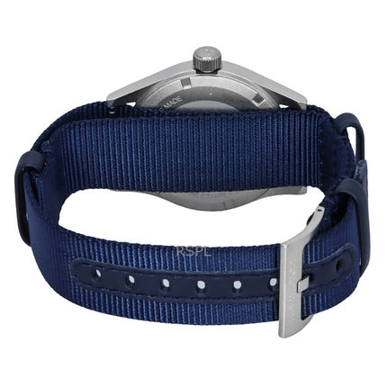 Montre unisexe Hamilton Khaki Field à quartz, bracelet textile, cadran bleu, H69401940