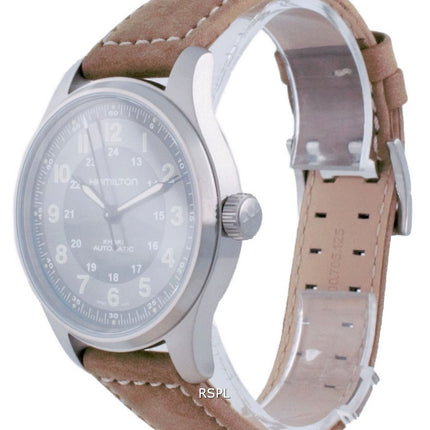 HORSMontre pour homme Hamilton Khaki Field Automatic Titanium Black Dial H70545550 100M