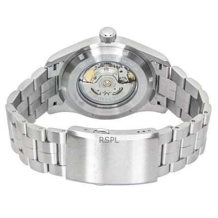 Montre homme Hamilton Khaki en acier inoxydable, cadran bleu, automatique H70605140, étanche à 100 m
