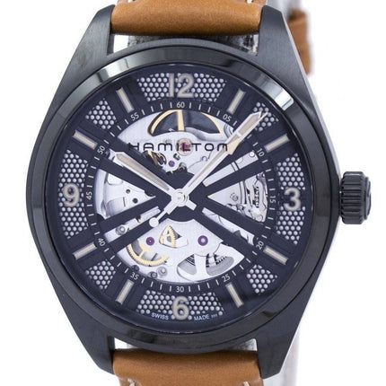 Montre Hamilton Khaki Field automatique squelette H72585535 masculin