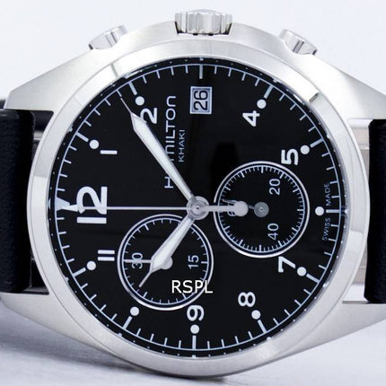Hamilton Khaki Aviation pilote Pioneer montre Chrono Quartz H76512733 masculin