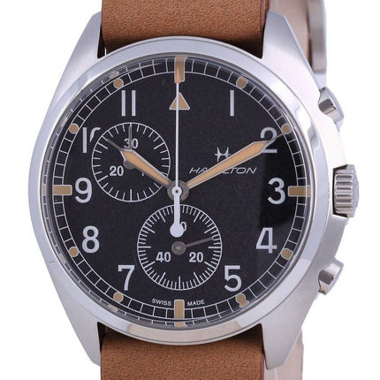 Montre Homme Hamilton Khaki Aviation Pilot Pioneer Chronographe Quartz H76522531 100M