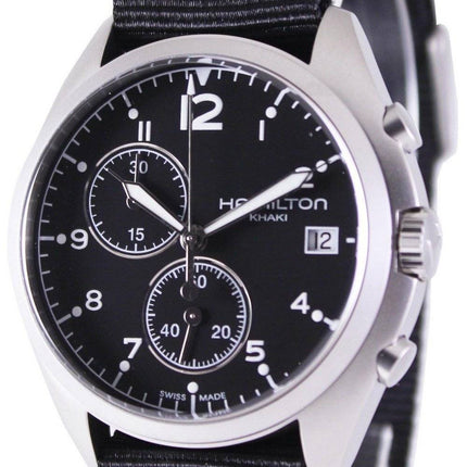 Montre Hamilton Khaki Aviation pilote chronographe pionnier H76552433 masculin