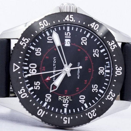 Montre Hamilton Khaki Aviation pilote GMT automatique H76755735 masculin