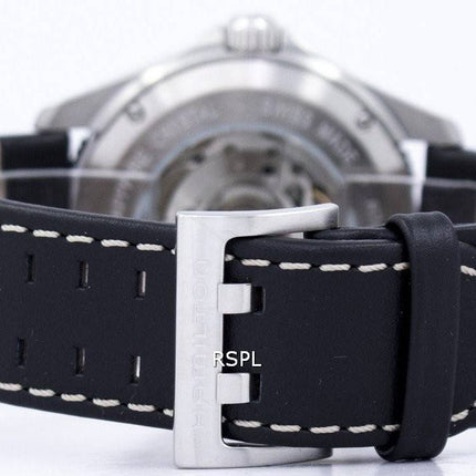 Montre Hamilton Khaki Aviation pilote GMT automatique H76755735 masculin