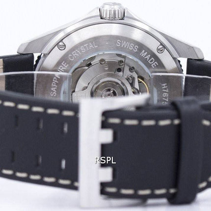 Montre Hamilton Khaki Aviation pilote GMT automatique H76755735 masculin