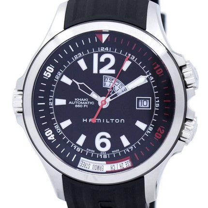 Montre Hamilton Khaki Navy GMT automatique H77555335 masculin