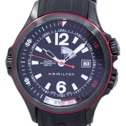 Montre Hamilton Khaki Navy GMT automatique H77585335 masculin