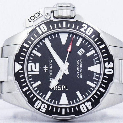 Montre Hamilton Khaki Frogman marine automatique H77605135 masculin