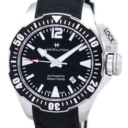 Montre Hamilton Khaki Frogman marine automatique H77605335 masculin