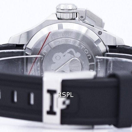 Montre Hamilton Khaki Frogman marine automatique H77605335 masculin