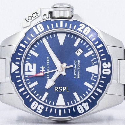 Montre Hamilton Khaki Frogman marine automatique H77705145 masculin