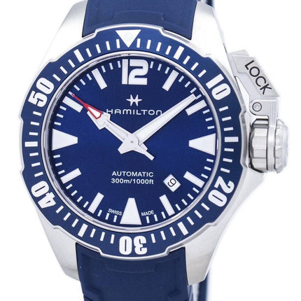 Montre Hamilton Khaki Frogman marine automatique H77705345 masculin