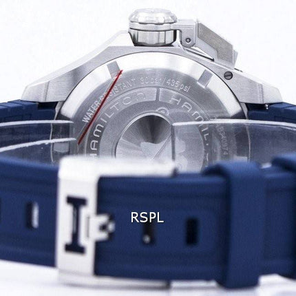Montre Hamilton Khaki Frogman marine automatique H77705345 masculin