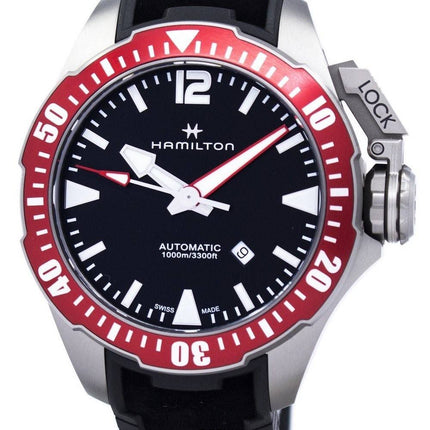 Montre Hamilton Khaki Frogman marine automatique H77805335 masculin