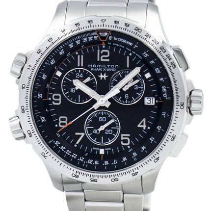 Hamilton Khaki Aviation X-vent Chronographe Quartz GMT H77912135 montre homme