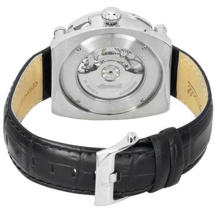 Ingersoll The Michigan Bracelet en cuir Argent Open Heart Cadran Automatique I01105 Montre Homme