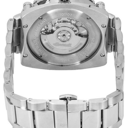 Ingersoll The Michigan Acier Inoxydable Bleu Foncé Coeur Ouvert Cadran Automatique I01107 Montre Homme