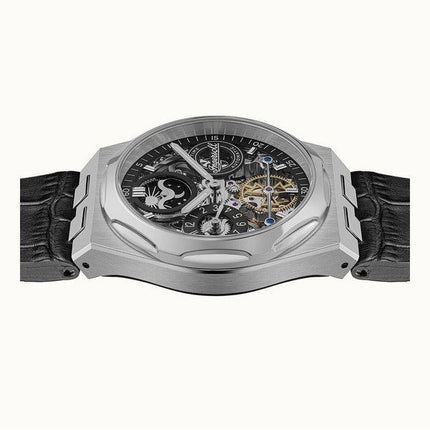 Montre pour homme Ingersoll The Broadway Dual Time avec cadran squelette noir automatique I12903