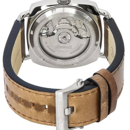 Ingersoll The Nashville Bracelet en cuir Bleu Open Heart Cadran Automatique I13001 Montre Homme