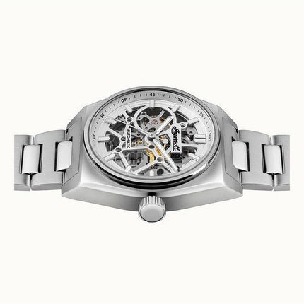 Montre Ingersoll The Vert en acier inoxydable squelette avec cadran blanc automatique I14303 pour homme