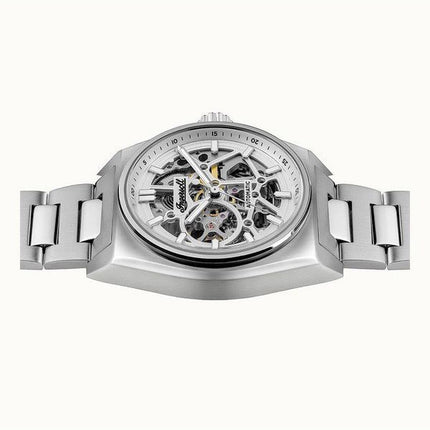 Montre Ingersoll The Vert en acier inoxydable squelette avec cadran blanc automatique I14303 pour homme